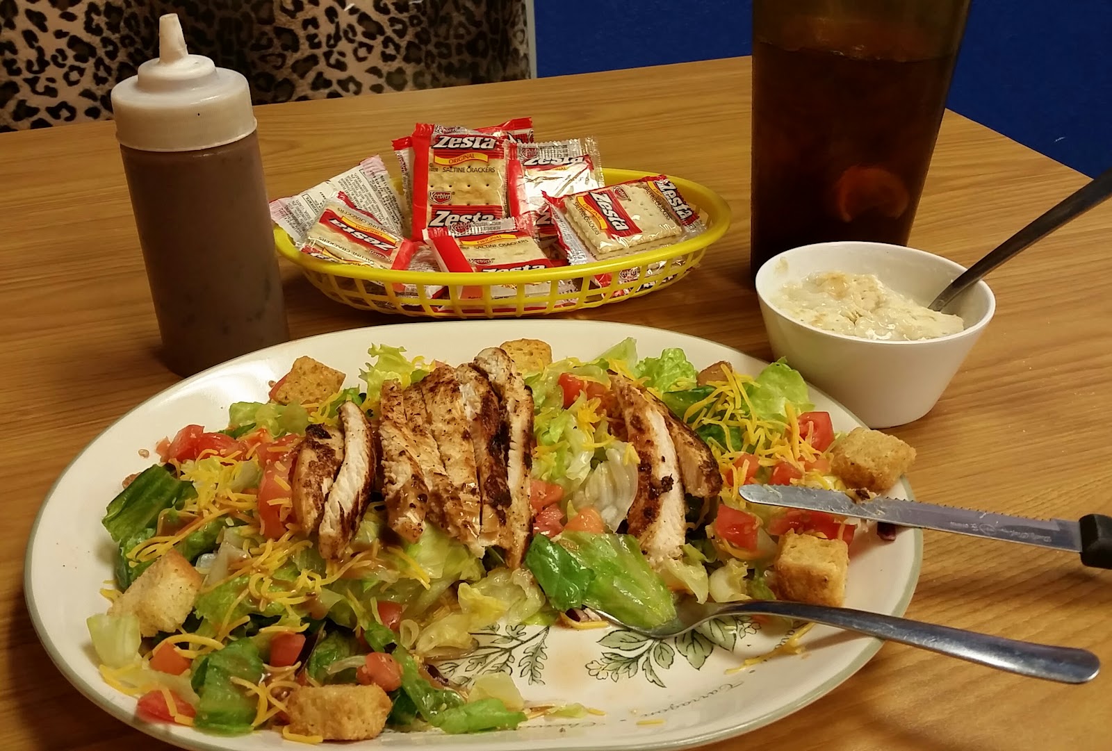 Grilled chicken salad at Jack's Cafe